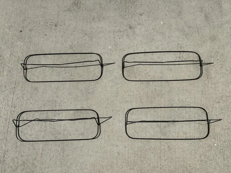 3 Inch Steel Rebar Chairs For Concrete Footings - Triple Rod Capacity 8