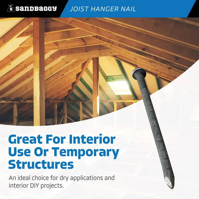 3" Joist Hanger Nails - 9 Gauge Steel (Appx. 55 Nails / Lb) 5