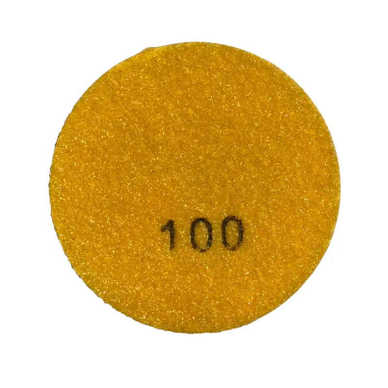 3" Metal Bond Diamond Polishing Pad - 100 Grit (8Mm Thick) 8