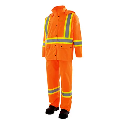 3 Piece Hi Vis Rain Suit 1