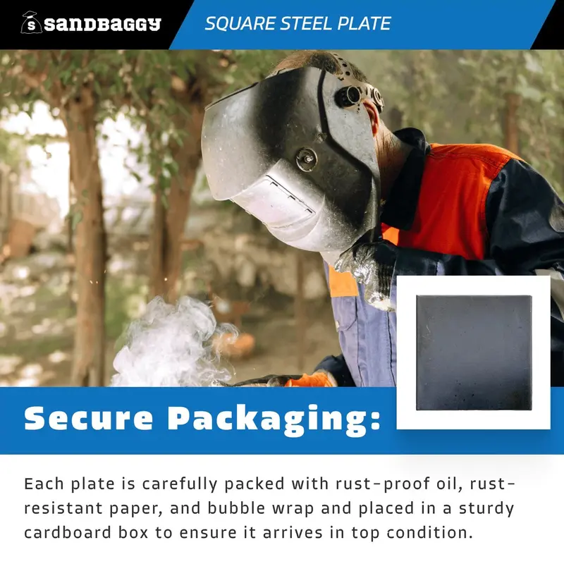 3” X 3” X 3/16” Square Steel Plate - Hot Rolled Steel Sheet 8