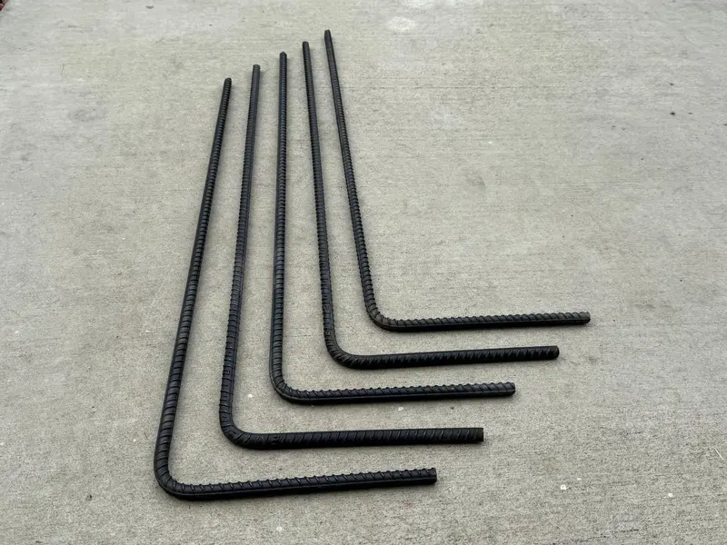 30" L-Shaped Rebar Stakes - Pre Bent - 1/2" Diameter (#4 Rebar) 8