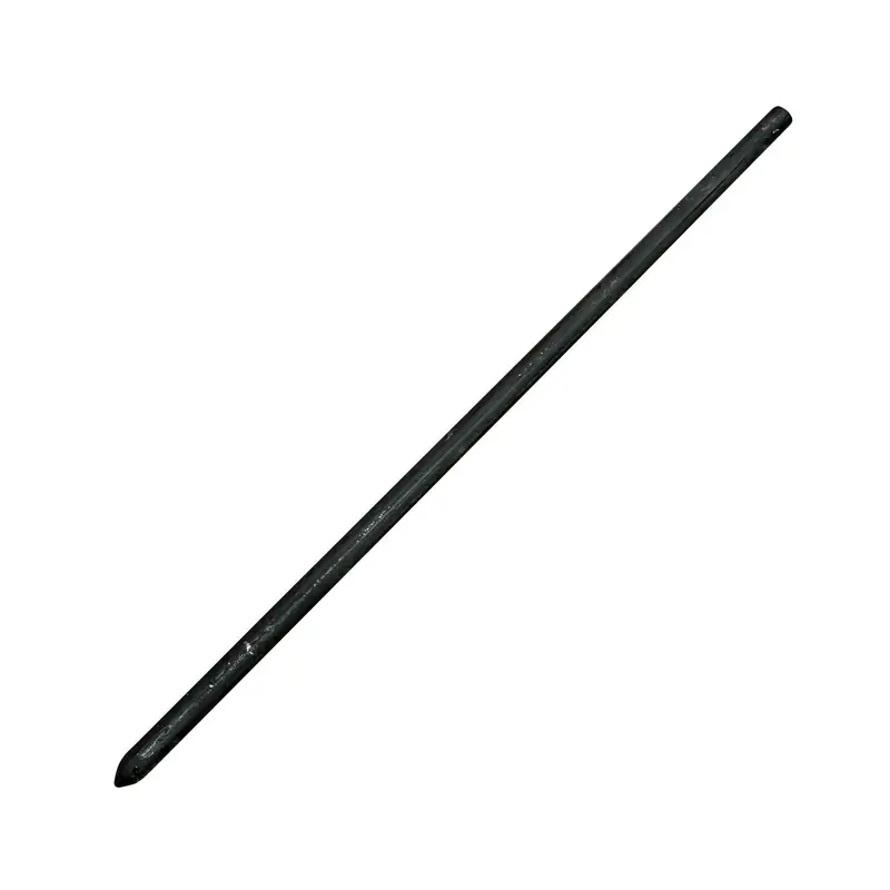 36" Round Steel Concrete Form Stakes - No Nail Holes - 1" Diameter 1