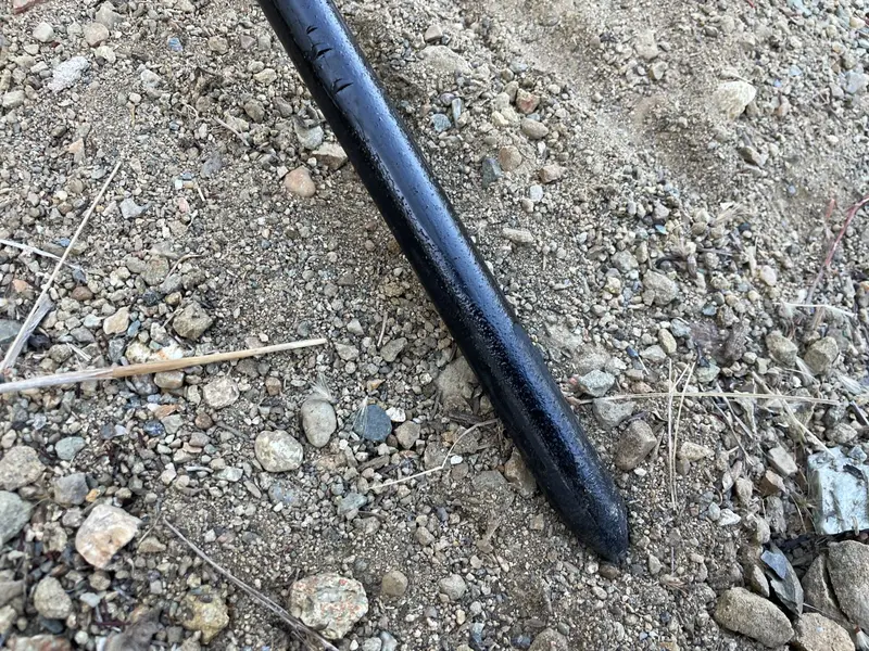 36" Round Steel Concrete Form Stakes With Nail Holes - Usa Made 10