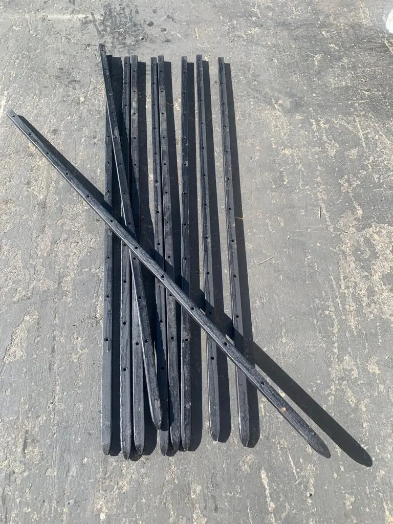 36" Square Steel Concrete Form Stakes With Nail Holes - 5/8" Wide 10