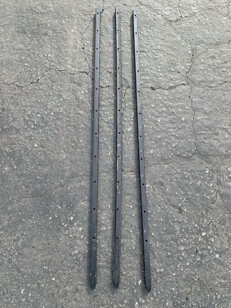 36" Square Steel Concrete Form Stakes With Nail Holes - 5/8" Wide 8