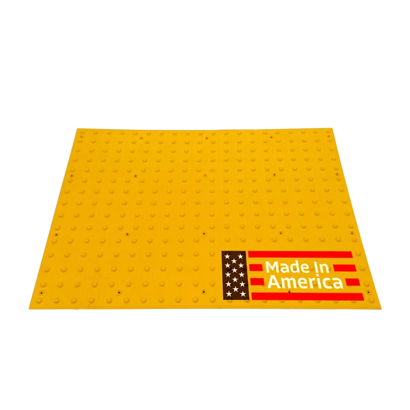 36" X 48" Ada Warning Pads - Surface Mount Truncated Dome Mats (Usa Made) | Yellow 1
