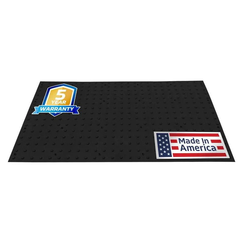 36" X 60" Ada Warning Pads - Surface Mount Truncated Dome Mats (Usa Made) | Black 1