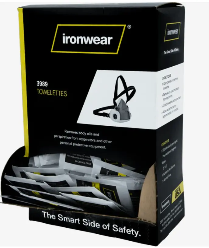 3989 Ironwear Respirator Wipes 1