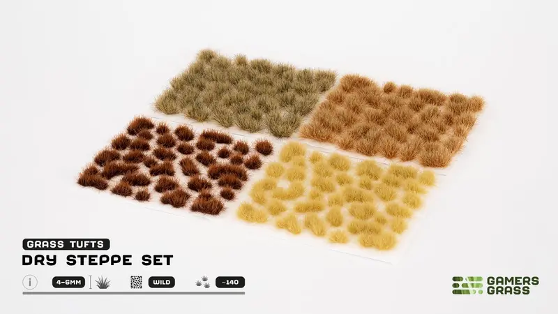 4-6Mm Dry Steppe Tuft Set 1
