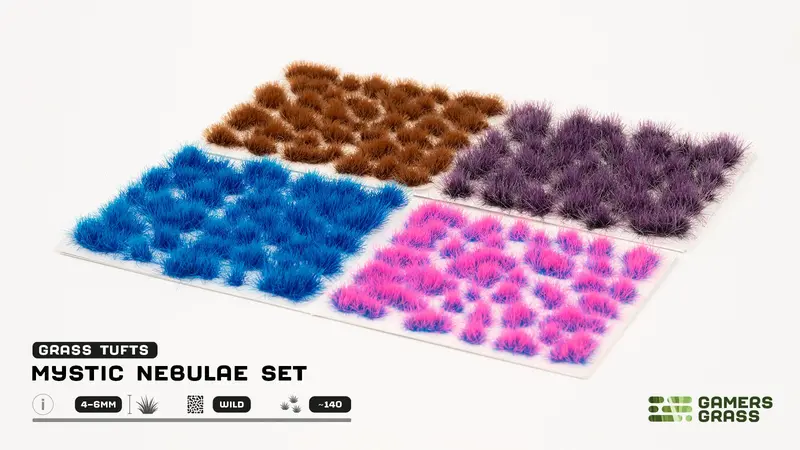 4-6Mm Mystic Nebulae Tuft Set 1
