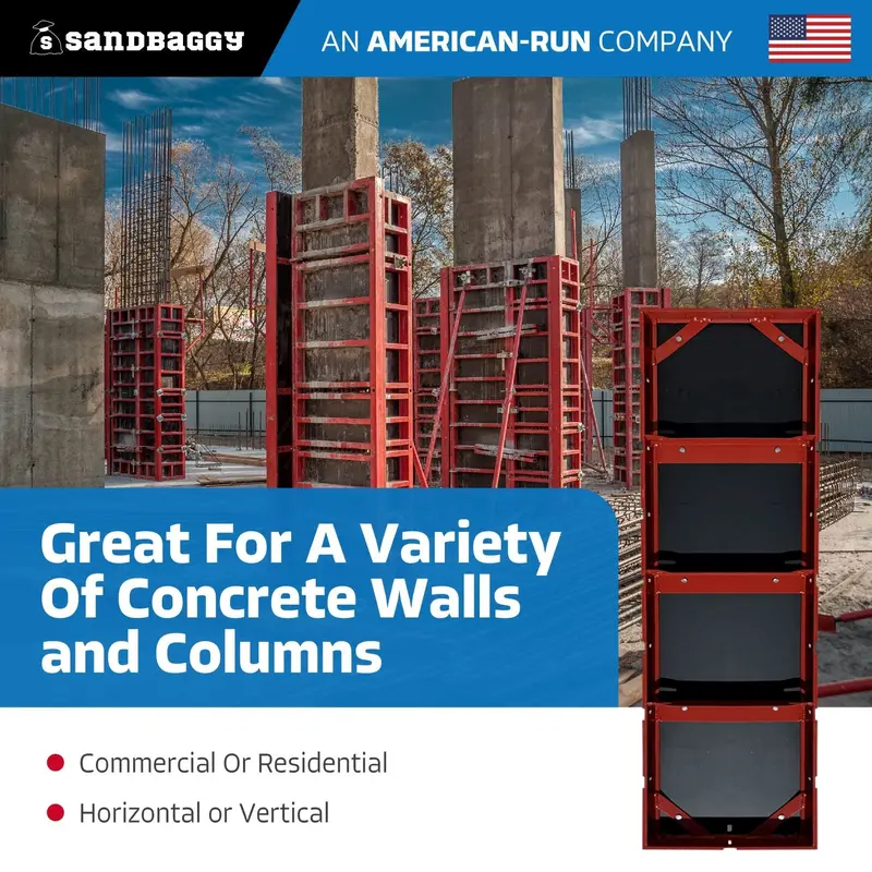 4 Ft Metal Concrete Form Panels For Walls & Columns - Hdo Plywood 21