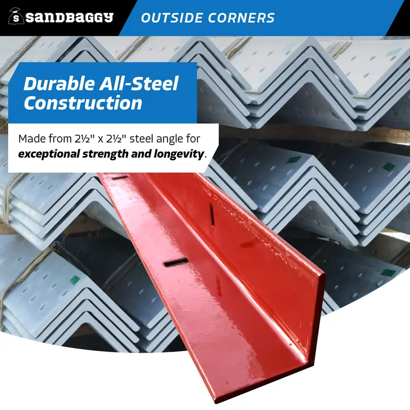 4 Ft Steel Outside Corners For Concrete Forms 6