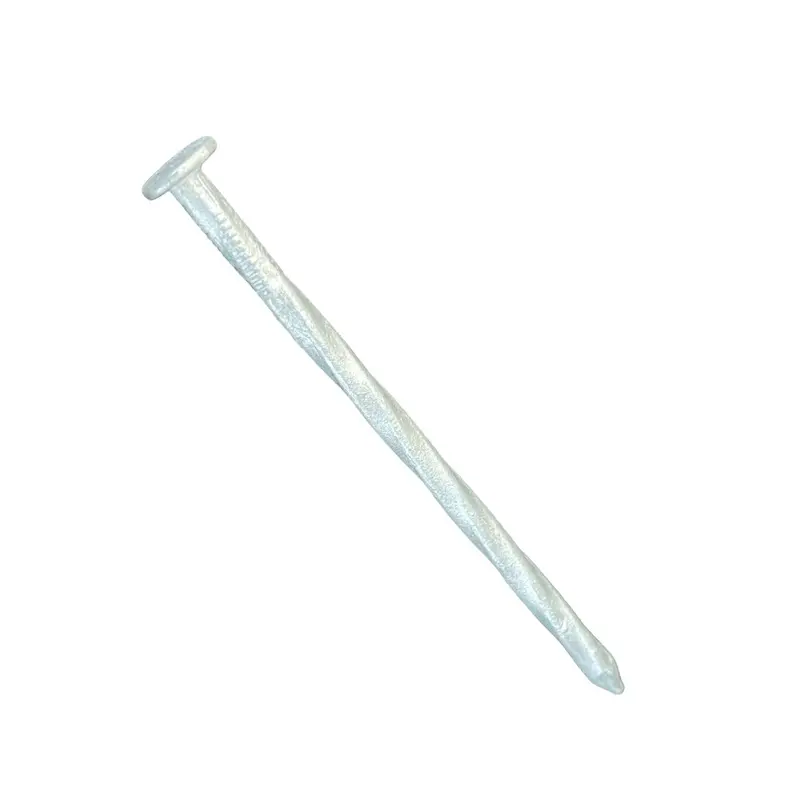 4 In. Galvanized Spiral Artificial Turf Nails - 7 Gauge Steel 1