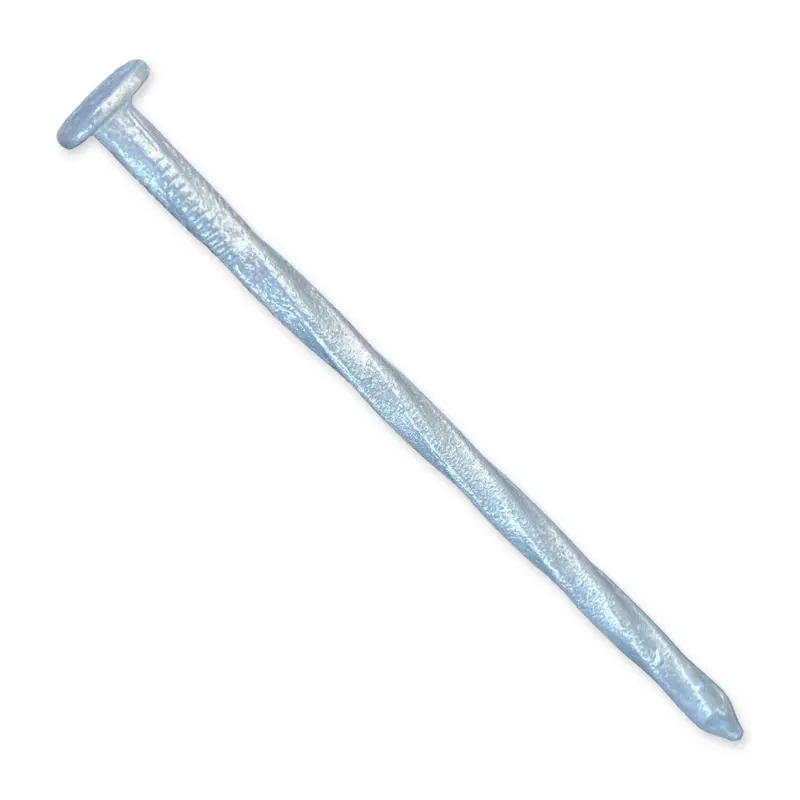 4 In. Galvanized Spiral Landscape Edging Spikes - 7 Gauge Steel 1