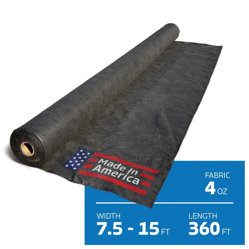 4 Oz Non-Woven Geotextile Filter Fabric (360 Ft) - Made In Usa 1