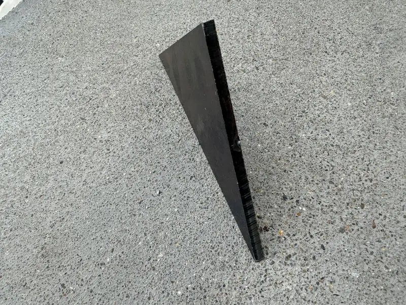 4" X 4" Triangle Structural Gusset Plate - 7 Gauge Steel 4