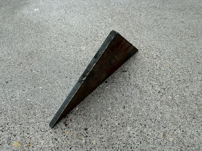 4" X 4" Triangle Structural Gusset Plate - 7 Gauge Steel 6