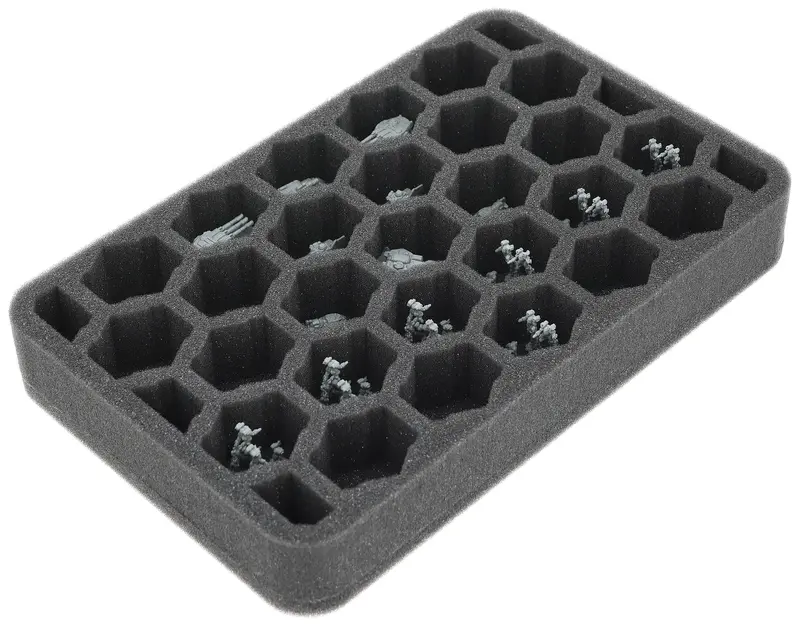 40Mm Feldherr Foam Tray For Battletech - 33 Compartments 1