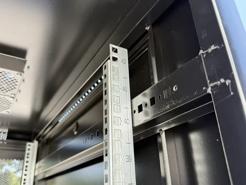 42U Data Center Rack - Lockable, Heavy Duty With Cooling Support 16