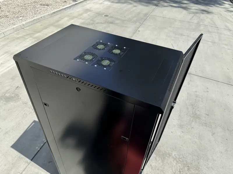 42U Data Center Rack - Lockable, Heavy Duty With Cooling Support 17