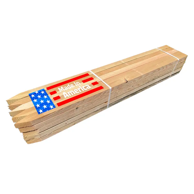 48-Inch Wooden Stakes | Made In Usa 1