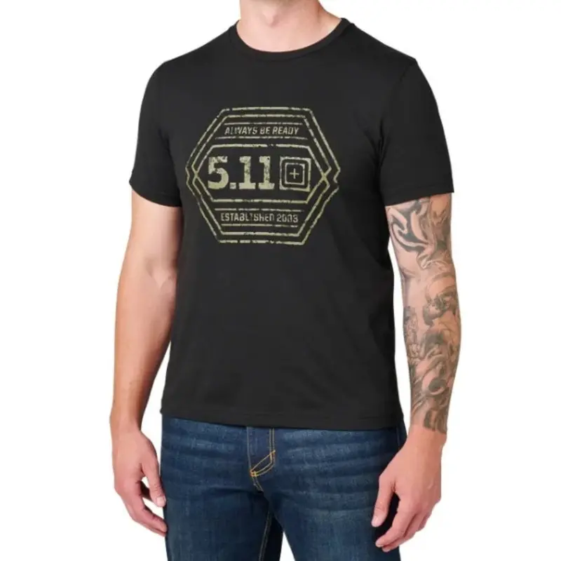 5.11 Tactical Men's Intricate Emblem Logo Graphic Short Sleeve T-Shirt 1
