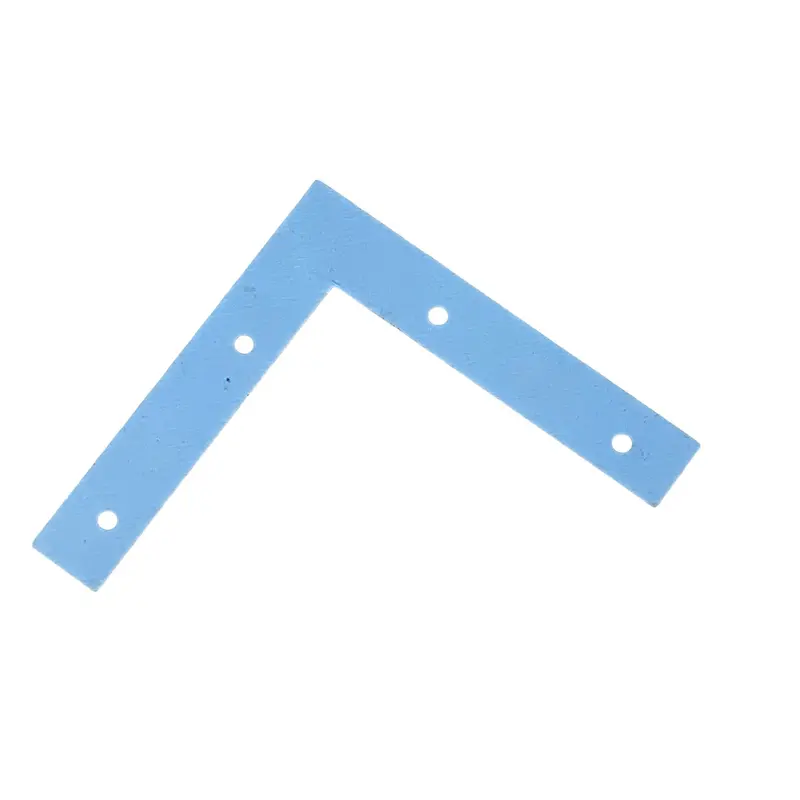 5" Hot Dipped Galvanized Flat Corner Brace - Steel L Bracket 1