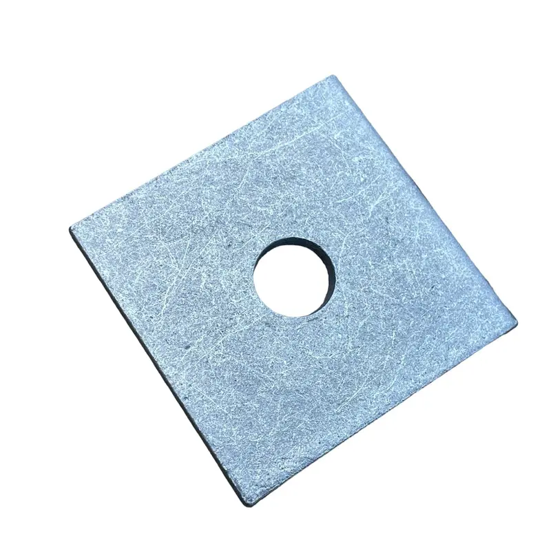 5" X 5" Square Plate Washer (Galvanized) - 1" Anchor Bolt Diameter 1