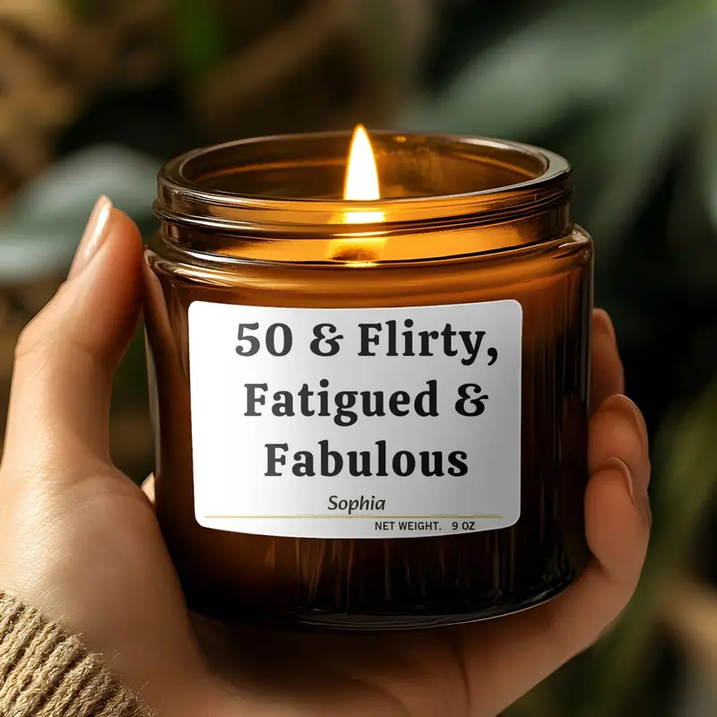50Th Birthday Gift, Funny Candle, Birthday For Her, Personalized Gift, Funny Gifts, 50Th Birthday Party, For Women, 50Th Gift For Her 6