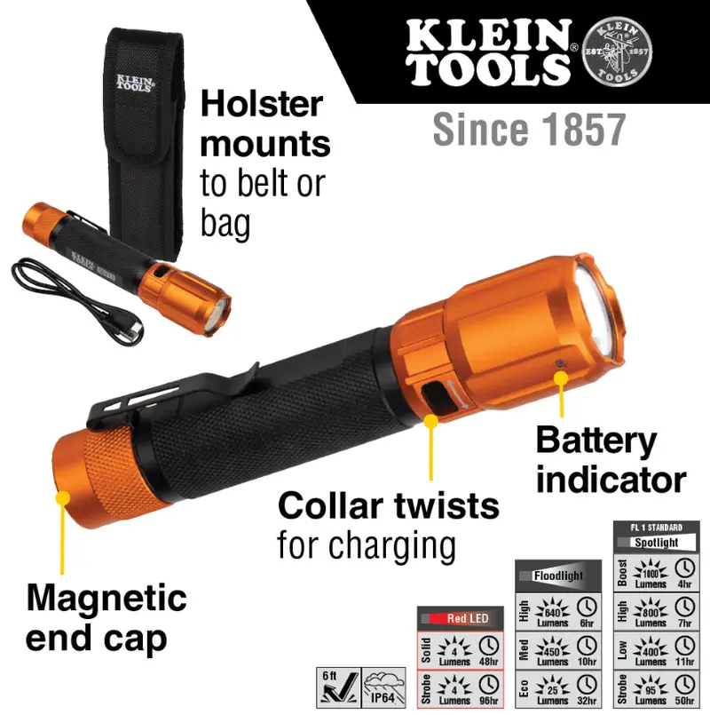 56413-Rechargeable Led Flashlight 2