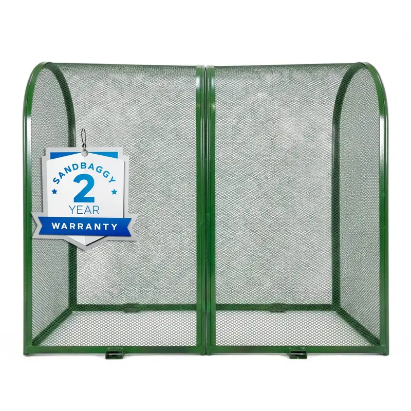 6.5’ X 3’ X 6.5’ Durable Backflow Security Cage – Backflow Preventer Enclosure (Green) 1