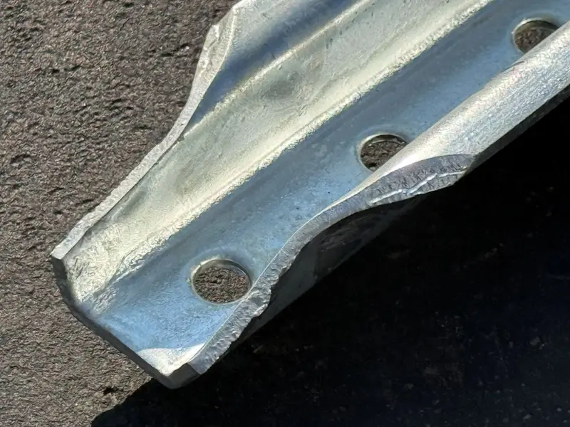 6 Ft Steel U Channel Sign Post - Galvanized 8