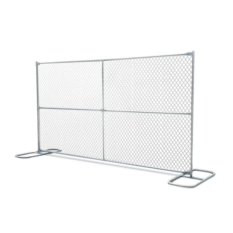 6 Ft X 12 Ft Temporary Chain Link Fence Panel (Galvanized) 1