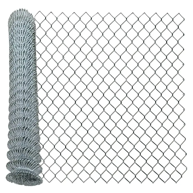 6 Ft X 50 Ft Galvanized Chain Link Fence Roll - 11.5 Gauge Steel 1