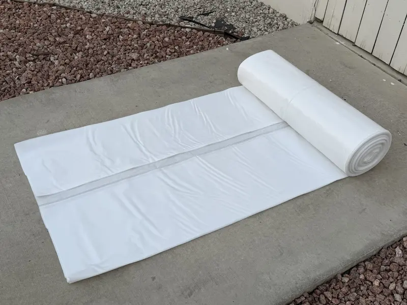 6 Mil Clear Plastic Sheeting Roll - Polyethylene Visqueen | Usa Made 8