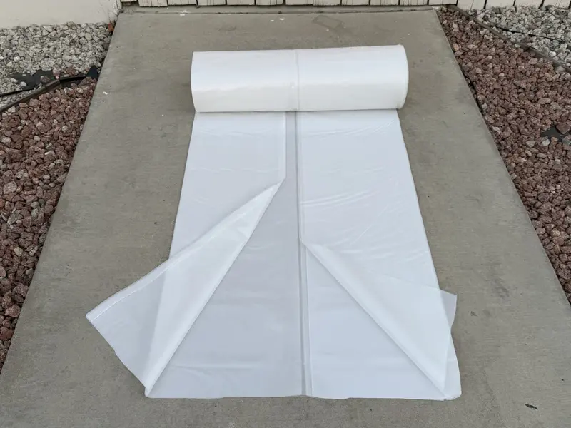 6 Mil Clear Plastic Sheeting Roll - Polyethylene Visqueen | Usa Made 9