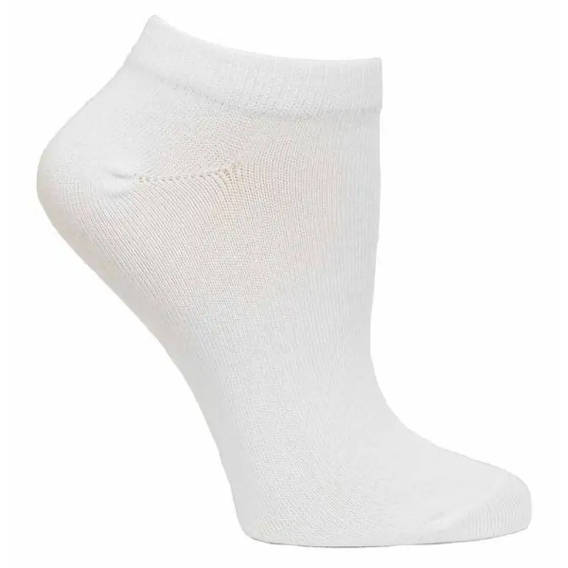 6 Pk Kodiak Ankle Work Socks - White 1