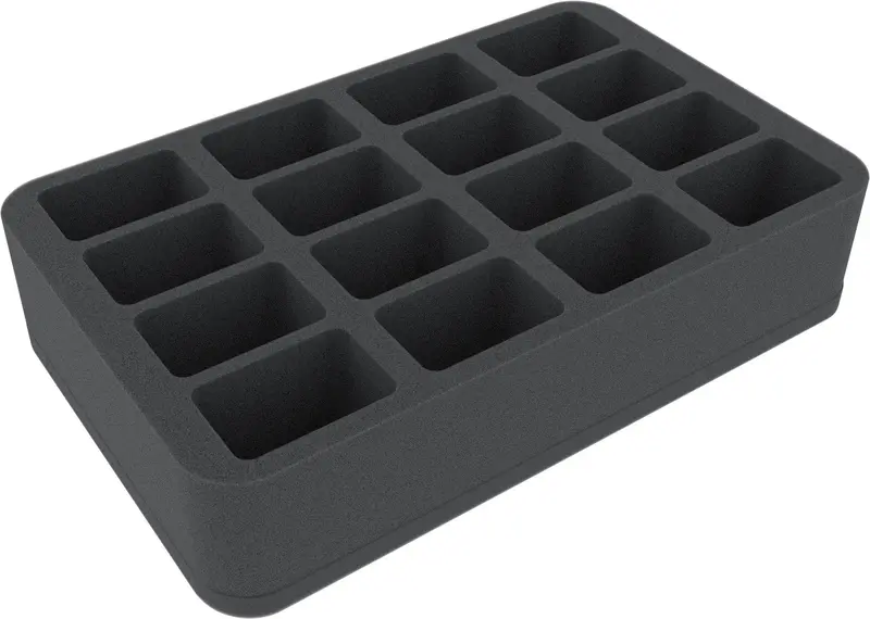 60 Mm Half-Size Foam Tray With 16 Compartments 1