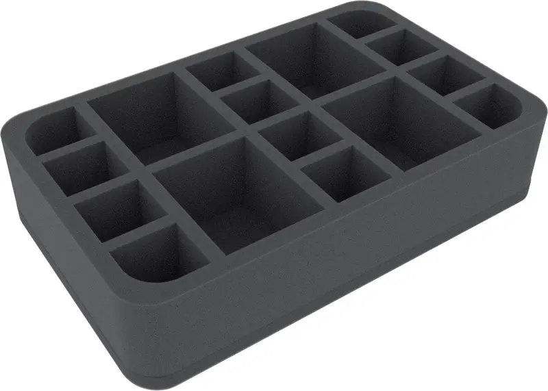 60 Mm Half-Size Foam Tray With 16 Compartments 1