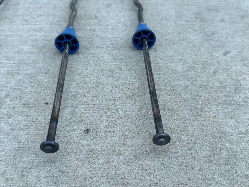 60" X 4 ¾" Standard Snap Ties For Concrete Forms (Short End) - 1" Plastic Cones 11