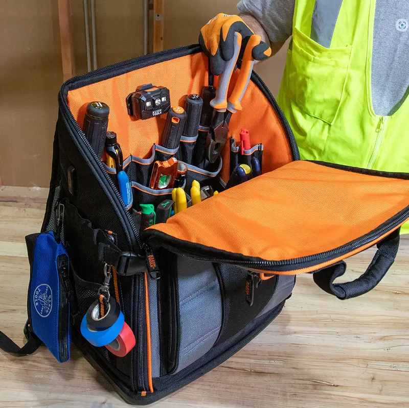 62482 Tradesman Pro™ Tool Station Tool Bag Backpack, 27 Pockets 2