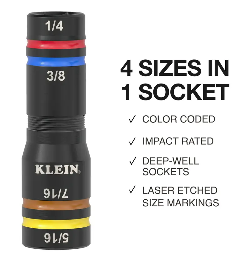 651Qs 4-In-1 Socket W/Hex Shaft 2