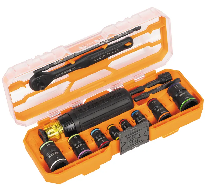 65242 Flip-16 Knect™ Ratcheting Impact Flip Socket Screwdriver Set 1