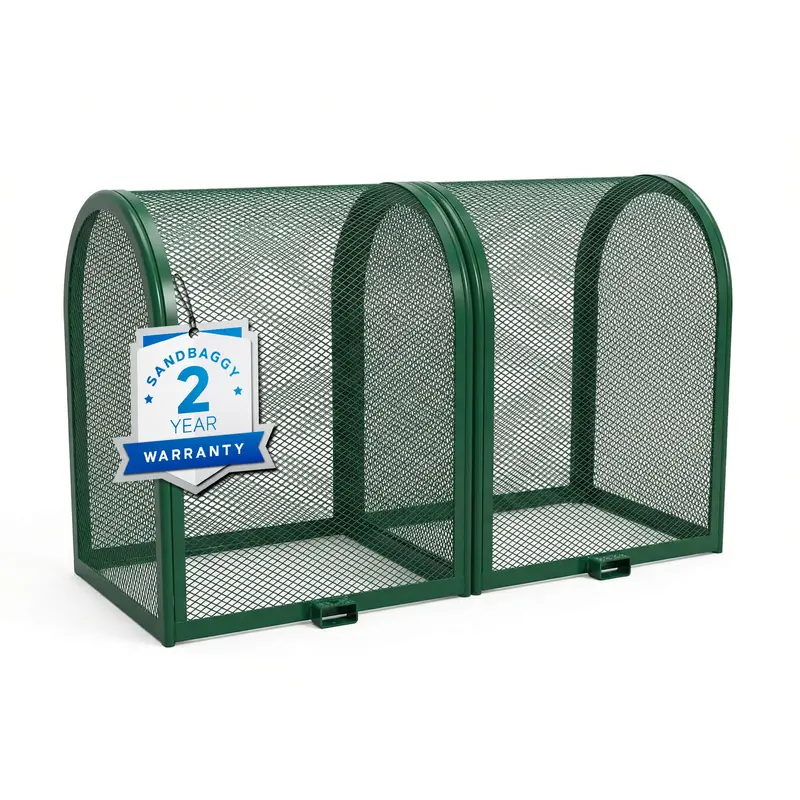 66" X 24" X 40" Durable Backflow Security Cage – Backflow Preventer Enclosure (Green) 1