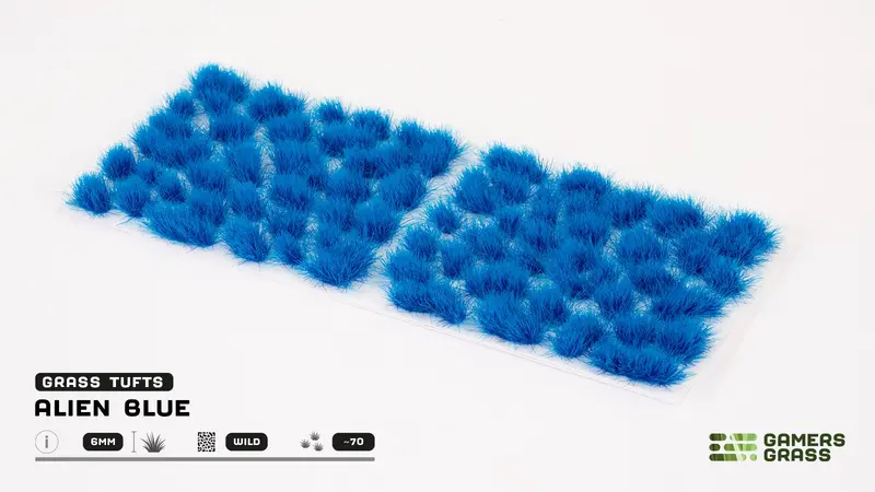 6Mm Alien Blue Tuft 1