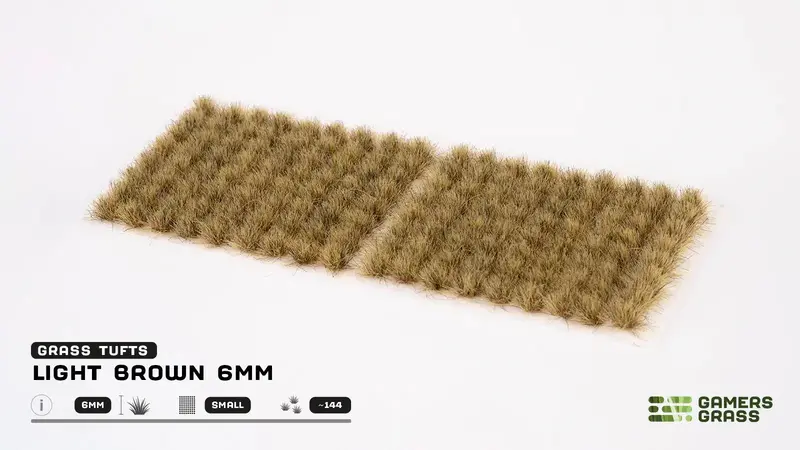 6Mm Light Brown Tuft (Small) 1
