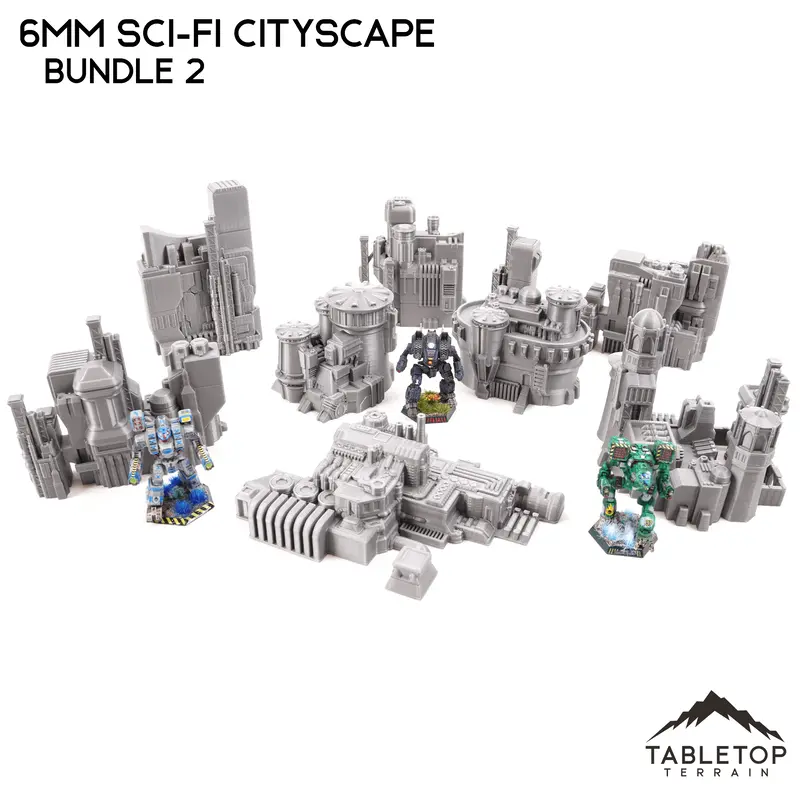 6Mm Sci-Fi Cityscape Bundle 2 1