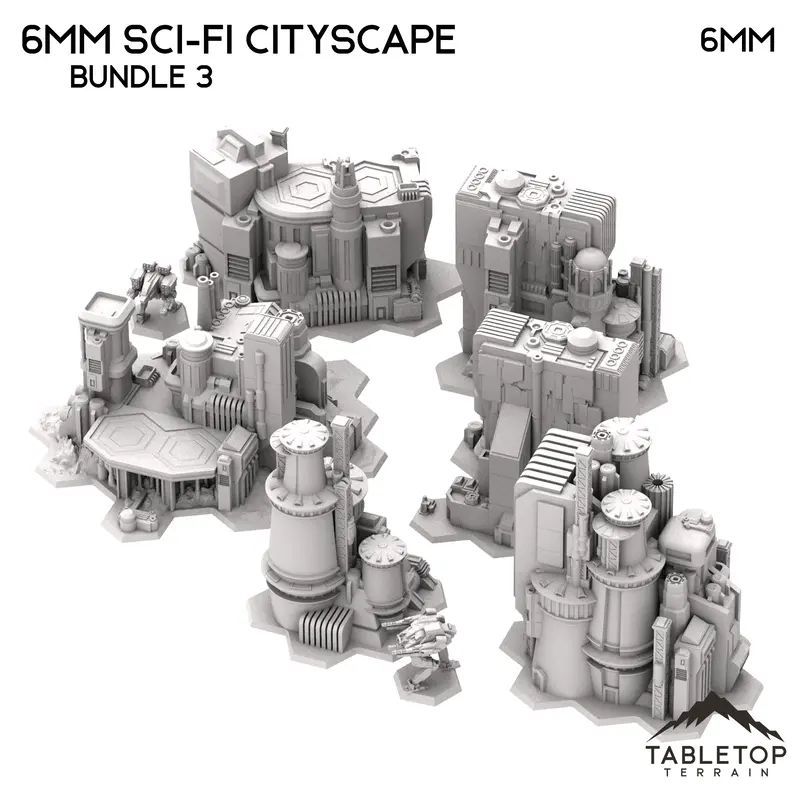6Mm Sci-Fi Cityscape Bundle 3 1