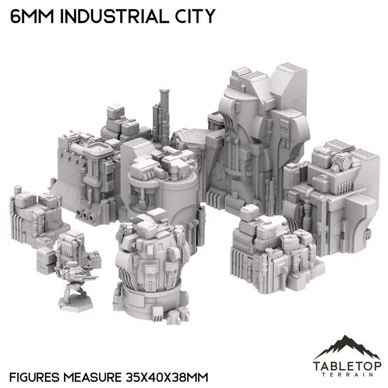 6Mm Sci-Fi Industrial City Bundle 1 1